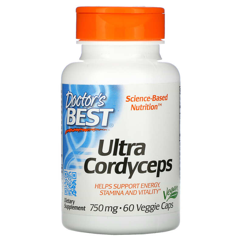Doctor's Best Ultra Cordyceps 750 mg 60 Veggie Caps 1 Doctor's Best Ultra Cordyceps 750 mg 60 viên 753950001039