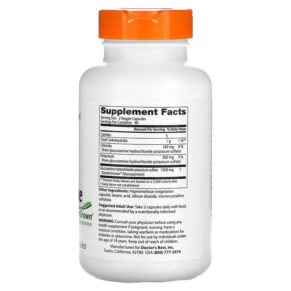 Doctor's Best Vegan Glucosamine with GreenGrown Glucosamine 750 mg 180 Veggie Capsules 753950004511