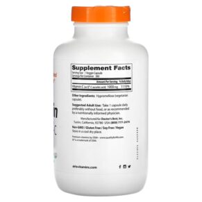 Doctor's Best Vitamin C with Q-C 1.000 mg 360 Veggie Caps 753950003279