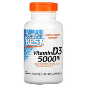 Doctor's Best Vitamin D3 125 mcg (5.000 IU) 720 viên 753950003637