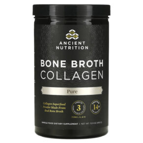 Dr. Axe/Ancient Nutrition Bone Broth Collagen Pure 15.9 oz (450 g) 816401020048