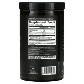 Dr. Axe / Ancient Nutrition Bone Broth Collagen Vanilla 1.1 lbs (519 g) 816401020390