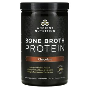 Dr. Axe/Ancient Nutrition Bone Broth Protein Chocolate 1.1 lb (17.8 oz) 816401020024