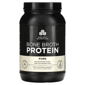 Dr. Axe/Ancient Nutrition Bone Broth Protein Pure 1.96 lbs (890 g) 816401020239