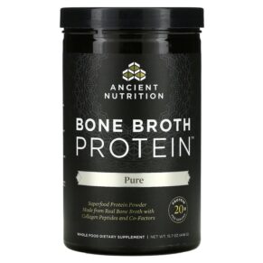 Dr. Axe/Ancient Nutrition Bone Broth Protein Pure 15.7 oz(446 g) 816401020000