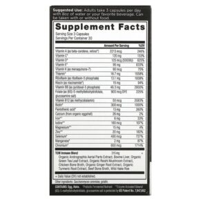 Dr. Axe / Ancient Nutrition Ancient Multi Immune 90 Capsules 816401023285