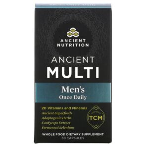 Dr. Axe/Ancient Nutrition Ancient Multi Men's One Daily 30 viên 816401023254