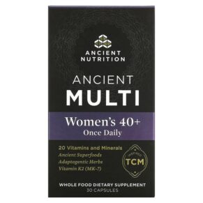 Dr. Axe/Ancient Nutrition Ancient Multi Women's 40+ Once Daily 30 viên 816401023711