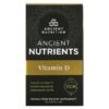 Dr. Axe/Ancient Nutrition Ancient Nutrients Vitamin D 60 viên 816401023278