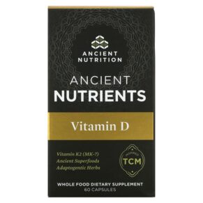 Dr. Axe/Ancient Nutrition Ancient Nutrients Vitamin D 60 viên 816401023278