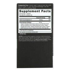 Dr. Axe / Ancient Nutrition Ancient Nutrients Vitamin K2 60 Capsules 816401023407