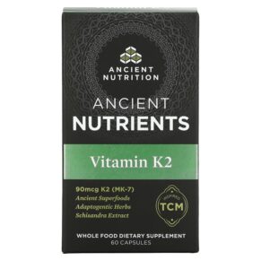 Dr. Axe/Ancient Nutrition Ancient Nutrients Vitamin K2 60 viên 816401023407