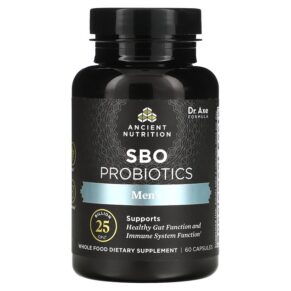 Dr. Axe/Ancient Nutrition Men's SBO Probiotics 25 Billion CFU 60 viên 816401025401