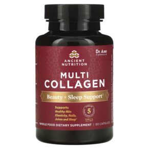 Dr. Axe/Ancient Nutrition Multi Collagen Beauty + Sleep Support 90 viên 816401025180