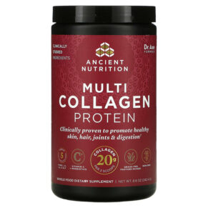Dr. Axe/Ancient Nutrition Multi Collagen Protein Unflavored 8.6 oz (242.4 g) 816401022172