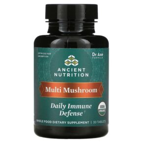 Dr. Axe/Ancient Nutrition Multi Mushroom Daily Immune Defense 30 viên 816401025548