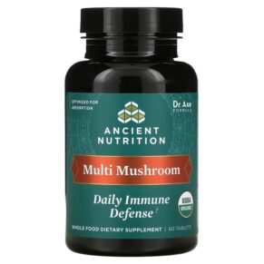 Dr. Axe/Ancient Nutrition Multi Mushroom Daily Immune Defense 60 viên 816401025531