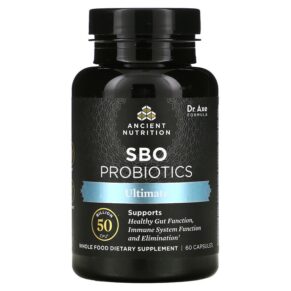 Dr. Axe/Ancient Nutrition SBO Probiotics Ultimate 50 Billion CFU 60 viên 816401024756
