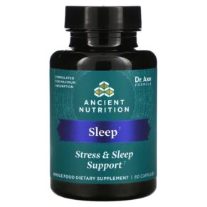 Dr. Axe/Ancient Nutrition Sleep Stress & Sleep Support 60 viên 816401025586