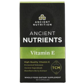 Dr. Axe/Ancient Nutrition Vitamin E 60 viên 816401023384