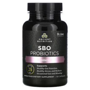 Dr. Axe/Ancient Nutrition Women's SBO Probiotics 25 Billion CFU 60 viên 816401025418