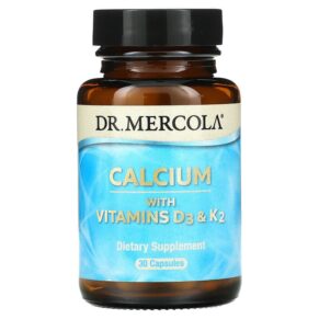 Dr. Mercola Calcium + Vitamins D3 & K2 30 viên 813006019941