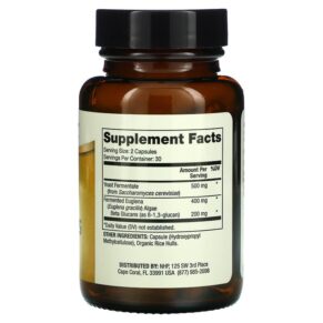 Dr. Mercola Fermented Beta Glucans 60 Capsules 810487031547