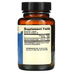 Dr. Mercola Iodine 1.500 mcg 30 Capsules 813006016148