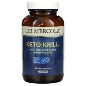 Dr. Mercola Keto Krill + Choline & Serine Phospholipids 180 viên 810487031981