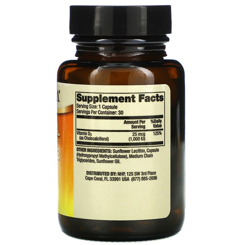 Dr. Mercola Liposomal Vitamin D3 1.000 IU 30 Capsules 8 Thành phần vi chất Dr. Mercola Liposomal Vitamin D3 1.000 IU 30 viên 813006017329