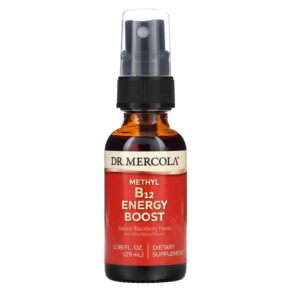 Dr. Mercola Methyl B12 Energy Booster Natural Blackberry 0.98 fl oz (29 ml) 813006010443