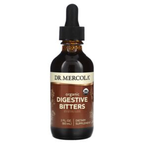 Dr. Mercola Organic Digestive Bitters + Natural Flavors 2 fl oz (60 ml) 810487033589