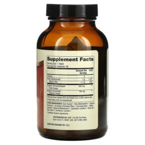 Dr. Mercola Organic Fermented Apple Cider Vinegar and Cayenne 90 Tablets 810487032353