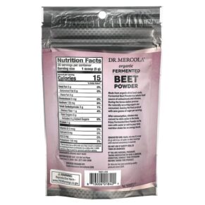Dr. Mercola Organic Fermented Beet Powder 5.29 oz (150 g) 813006018401