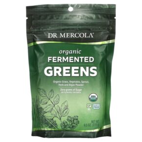 Dr. Mercola Organic Fermented Greens 9.5 oz (270 g) 810487032049