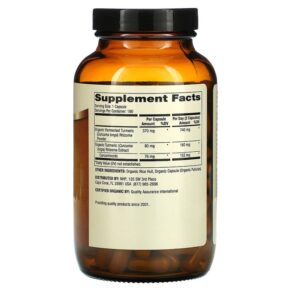 Dr. Mercola Organic Fermented Turmeric 180 Capsules 810487032377