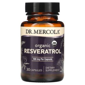 Dr. Mercola Organic Resveratrol 100 mg 30 viên 810094210885