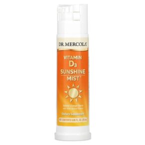Dr. Mercola Vitamin D3 Sunshine Mist Natural Orange 0.85 fl oz (25 ml) 813006014670