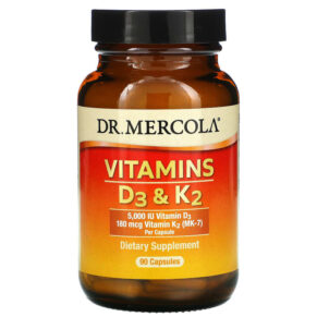 Dr. Mercola Vitamins D3 & K2 90 viên 813006019965