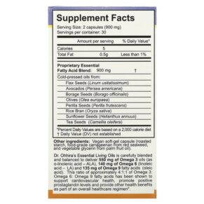 Dr. Ohhira's Essential Formulas Inc. Essential Living Oils 60 Capsules 3 Dr. Ohhira's Essential Formulas Inc. Essential Living Oils 60 Capsules 695927121329