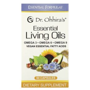 Dr. Ohhira's Essential Formulas Inc. Essential Living Oils 60 viên 695927121329