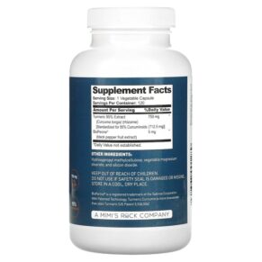 Dr. Tobias Turmeric Curcumin 120 Veggie Capsules 842367001289