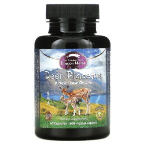 Dragon Herbs (Ron Teeguarden) Deer Placenta 500 mg 60 viên 679372005168