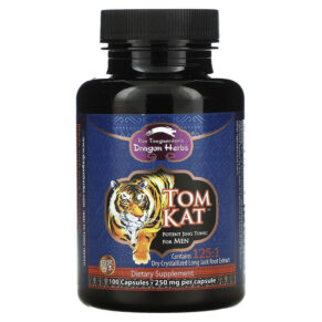 Dragon Herbs (Ron Teeguarden) Tom Kat Potent Jing Tonic cho Nam 250 mg 100 viên 679372005601