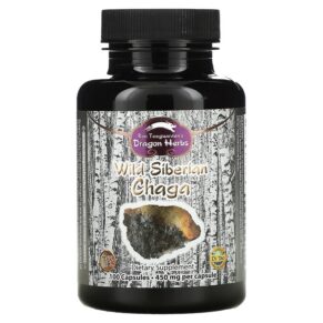 Dragon Herbs (Ron Teeguarden) Wild Siberian Chaga 450 mg 100 viên 679372005052