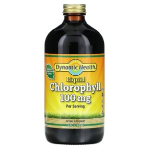 Dynamic Health Liquid Chlorophyll Natural Spearmint 100 mg 16 fl oz (473 ml) 790223101584