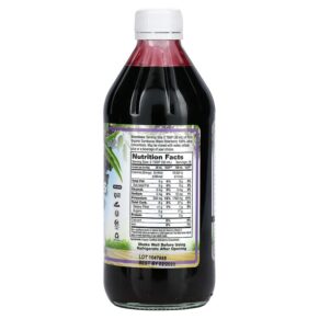 Dynamic Health Pure Sambucus Black Elderberry 100% Juice Concentrate Unsweetened 16 fl oz (473 ml) 790223875164