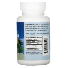 Earth's Bounty ( Matrix Health ) Noni Fruit Hawaiian 500 mg 60 Vegetarian Capsules 707990201003