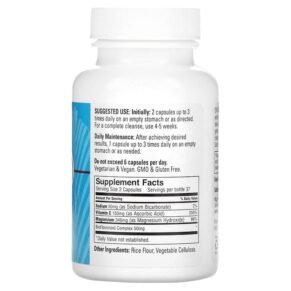 Earth's Bounty ( Matrix Health ) Oxy-Cleanse Oxygen Colon Conditioner 75 Vegetarian Capsules 707990101006