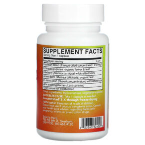 Eclectic Institute Freeze Dried Fresh Immune Support 410 mg 45 Veg Caps 023363324026